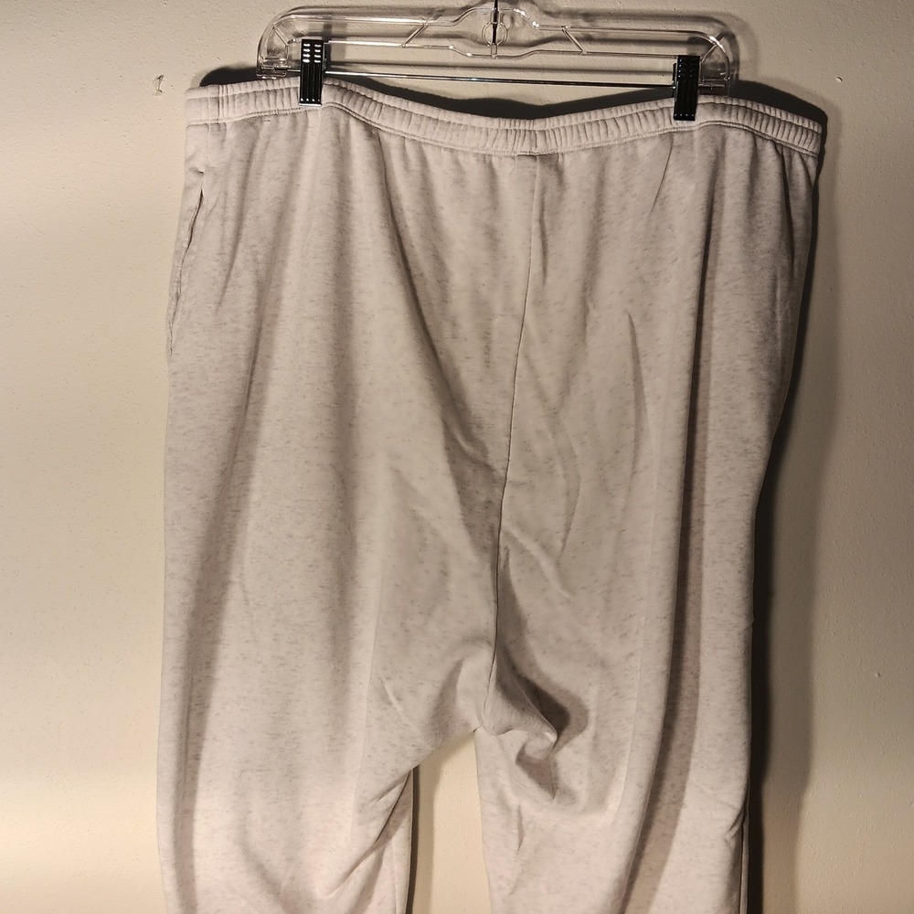 Nike Women's 2X‎ Gray Heathered Track Pants Joggers Elastic Waistband Comfort - Picture 4 of 6